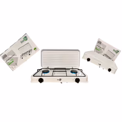 Starlux Portable Double Gas Stove Burner Outdoor Camping Cooker LPG 4kW Cover