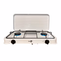 Starlux Portable Double Gas Stove Burner Outdoor Camping Cooker LPG 4kW Cover