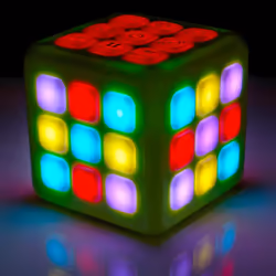 Tevo Cube-it 7 in 1 Handheld Puzzle Cube - Electronic Memory Games Puzzle