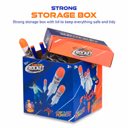 Tevo Stomp 'n' Fire Air Rocket Launcher With 6 Foam Rockets