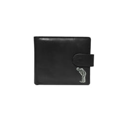 Quality black leather golf wallet