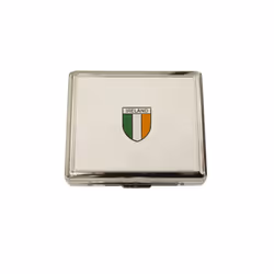 Irish tricolour contact lens case accessories and mirror