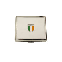 Irish tricolour contact lens case accessories and mirror