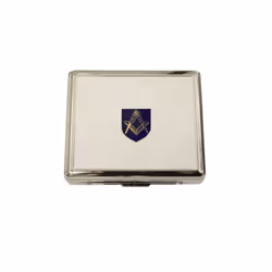 Masonic contact lens case accessories and mirror