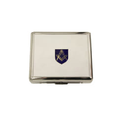 Masonic contact lens case accessories and mirror