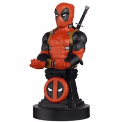 EXG Cable Guys - Deadpool, Mobile phone/Smartphone, Remote control, Active holder, Indoor, Black, Brown, Red