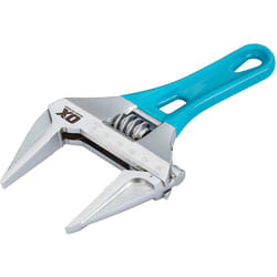 OX Tools OX-P560507 Pro Series Adjustable Stubby Wrench Extra Wide Jaw 7â (180mm), Slim