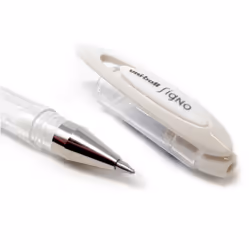 Uni Ball Signo Gel Rollerball Pen - Angelic Pastel Colour - UM-120AC - Set of 3 - Pastel White