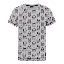 Star Wars Short Sleeved T-Shirt (Boys Grey) - 13-14 Years