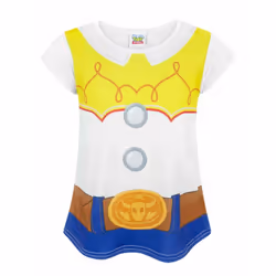 Disney Short Sleeved T-Shirt (Girls White) - 3-4 Years