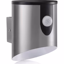 Stainless Steel Outdoor Battery Powered Wireless LED PIR Motion Sensor Security Wall Light IP44