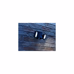 Auraglow Outdoor Wireless Battery Operated LED Motion Activated PIR Sensor Spotlight Twin Security Light