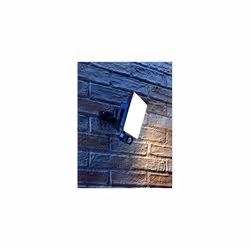 Auraglow 50W 4200lm Full Screen Slimline LED Security Motion Sensor PIR Flood Light Black Outdoor Wall Lamp