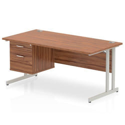 Dynamic Impulse W1600 x D800 x H730mm Straight Office Desk Cantilever
