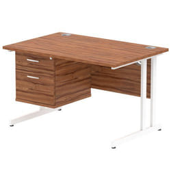 Dynamic Impulse W1200 x D800 x H730mm Straight Office Desk Cantilever