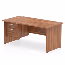 Dynamic Impulse W1600 x D800 x H730mm Straight Office Desk Panel End L