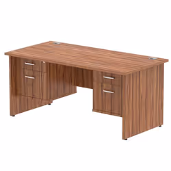 Dynamic Impulse W1600 x D800 x H730mm Straight Office Desk Panel End L
