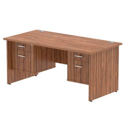 Dynamic Impulse W1600 x D800 x H730mm Straight Office Desk Panel End L