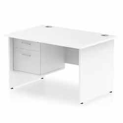 Dynamic Impulse W1200 x D800 x H730mm Straight Office Desk Panel End L