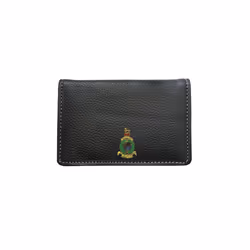 Royal Marines leather business card holder wallet