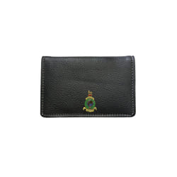 Royal Marines leather business card holder wallet