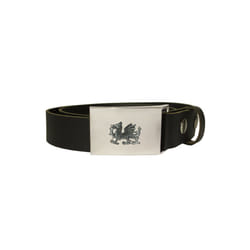 Welsh dragon leather snap fit belt