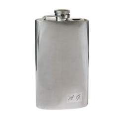 Personalised 5oz Patterned Stainless Steel Hip Flask