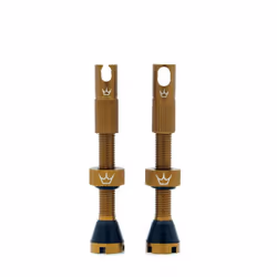 Peaty's X Chris King MK2 Tubeless Valves Bourbon - Box Of 12 - 42 MM