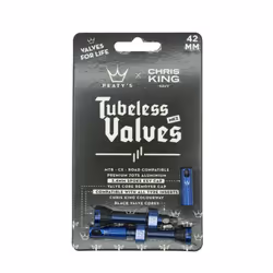 Peaty's x Chris King (MK2) Tubeless Valves  42mm  Navy