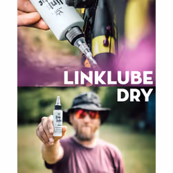LinkLube All-Season Bike Chain Lubricant Starter Pack, 60ml Wet, Dry & Mixed Weather Lube Gift Pack