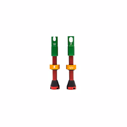 X 50to01 MK2 Tubeless Valves Presta 'Rasta' - Integrated Spoke Key & Valve Core Removal Caps, Mountain Bike & Gravel Bicycle  ...