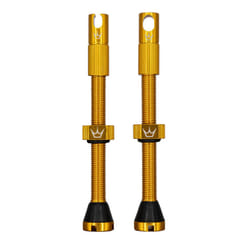X Chris King MK2 Tubeless Valves Presta - Integrated Spoke Key & Valve Core Removal Caps, Mountain Bike, Road & Gravel Bicycle Tyre, Insert Compatible