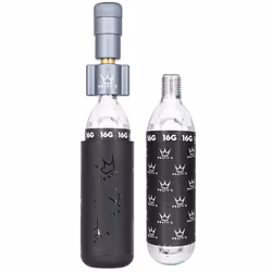 Holeshot CO2 Tyre Inflator Kit 16g - Premium Unique Compact Straight-Line Design for Maximum Airflow & Rapid Inflation, 2x16g ...
