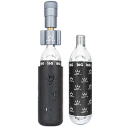 Holeshot CO2 Tyre Inflator Kit 16g - Premium Unique Compact Straight-Line Design for Maximum Airflow & Rapid Inflation, 2x16g CO2 & Freeze Protector