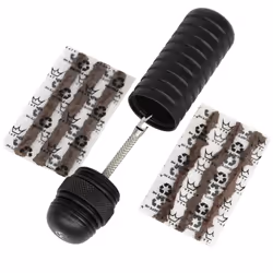 Tubeless Bike Tyre Puncture Repair Plugger Kit - For MTB, Road & XC Bicycle Tyres - Unique Single-Sided Fork, For Rapid Punct ...