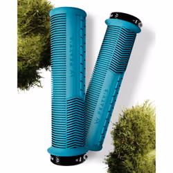 Peaty's Monarch Grips - Blue/Mushroom/Thick - Trail Comfort  Durable