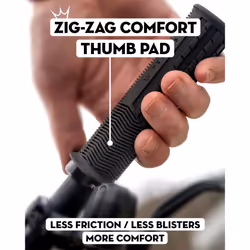 Peaty's Monarch Grips - Blue/Mushroom/Thick - Trail Comfort  Durable