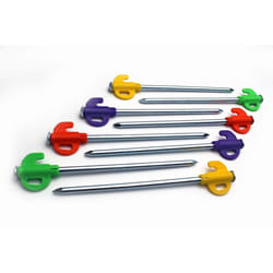 Rainbow Power Pegs | Steel Hard Ground | Blue Diamond