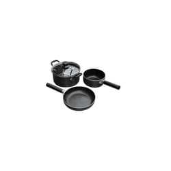 3 Piece Induction Pan Set | Nests to Save Space | Outdoor Revolution