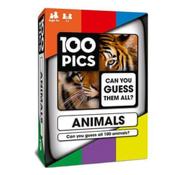 Asmodee 100 PICS Animals 15 min Card Game Word