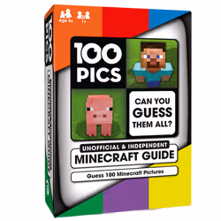 Asmodee 100 PICS Unofficial Minecraft, Card Game, Word, 6 yr(s), 15 min