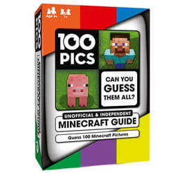 Asmodee 100 PICS Unofficial Minecraft 15 min Card Game Word