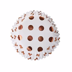 PME Cupcake Cases Foil Lined, Cupcake/muffin cups, Round, Fluted surface, Multicolour, Paper, Silver