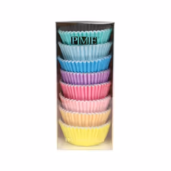 PME BC952, Cupcake/muffin cups, Round, Fluted surface, Blue, Cyan, Green, Orange, Pink, Purple, Yellow, Paper, 28 mm