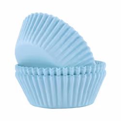 PME BC611, Cupcake/muffin cups, Round, Fluted surface, Blue, Paper, 72 mm