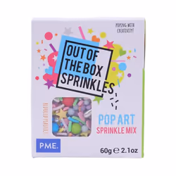 PME OTB16, Edible sprinkle, Multicolour, Universal, Sugar, 396 kcal, 1657 kJ