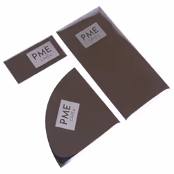 SS23 Mini Flexible Icing Side Scrapers, Set of 3, Stainless Steel