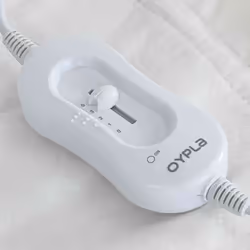 Oypla Machine Washable King Size Electric Blanket Heated Underblanket with 3 Heat Settings and Controller