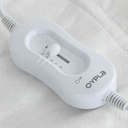 Oypla Machine Washable King Size Electric Blanket Heated Underblanket with 3 Heat Settings and Controller