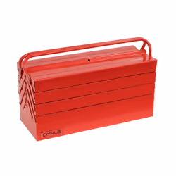 Oypla 4 Tier 7 Tray Heavy Duty Metal Cantilever Tool Box 21" / 530mm